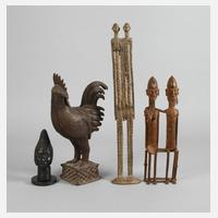 Vier Bronzen Benin111