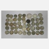 Konvolut historische Silbermünzen111