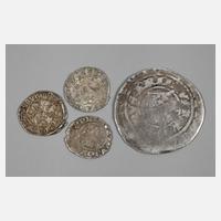 Vier Münzen Prag111