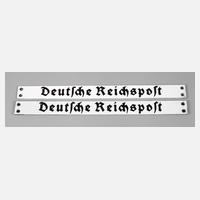 Paar Emailschilder Deutsche Reichspost111