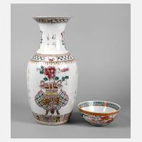 Reisschale und Vase China111