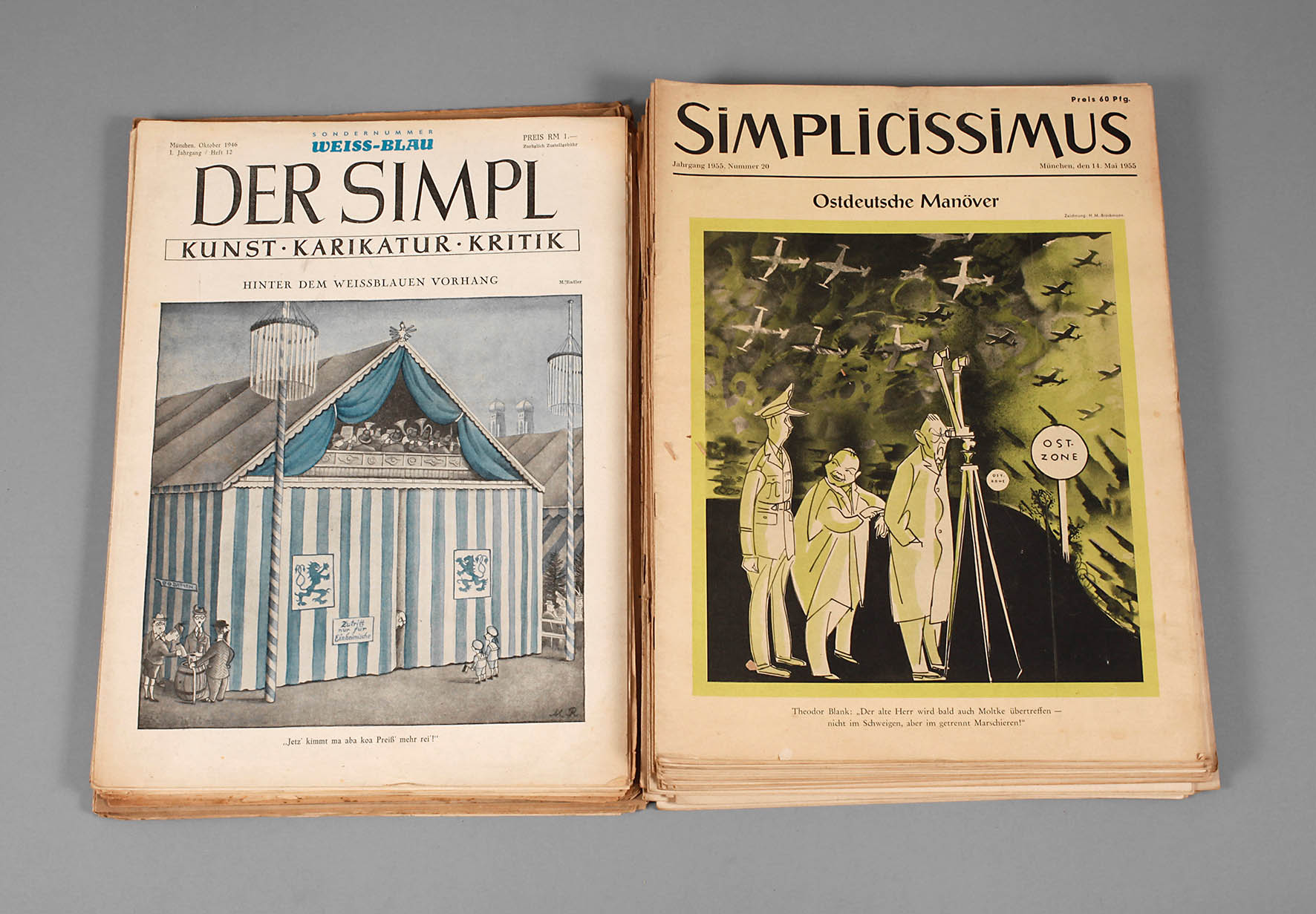 Simplicissimus 1955 und Der Simpel 1946–1948