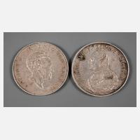 Zwei Münzen Sachsen111