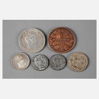 Fünf Kleinmünzen111