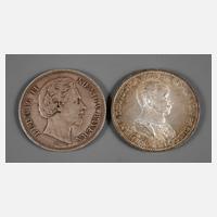 Zwei Münzen Deutsches Reich111