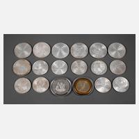 Posten Silbermünzen BRD111