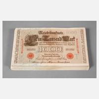 Bündel Reichsbanknoten111