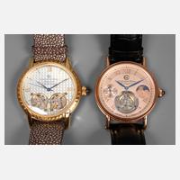 Zwei Armbanduhren Constantin Weisz111