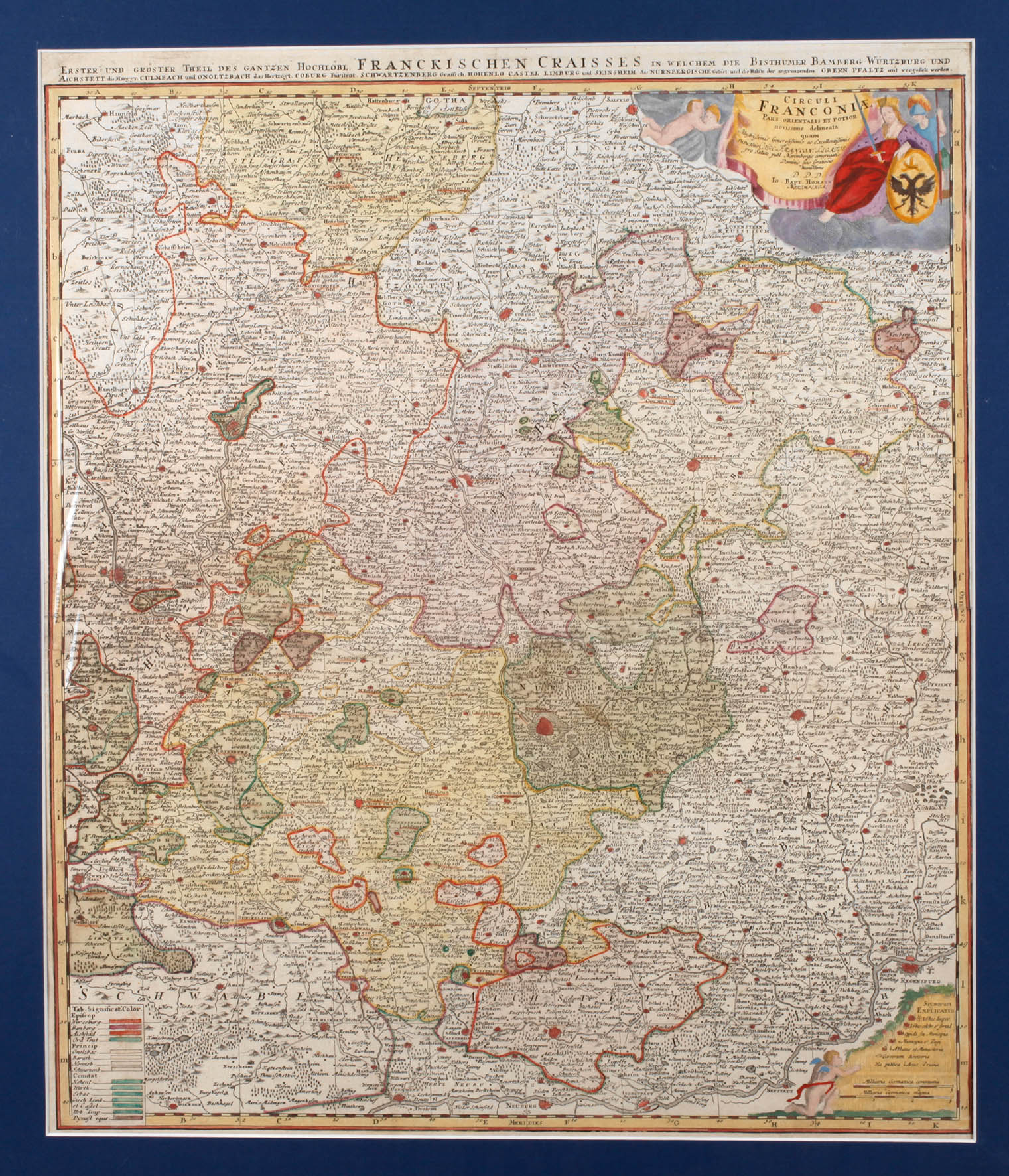 Johann Baptist Homann, Karte des fr?nkischen Kreises