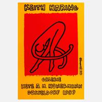 Keith Haring, Plakat der Galerie H?nermann111