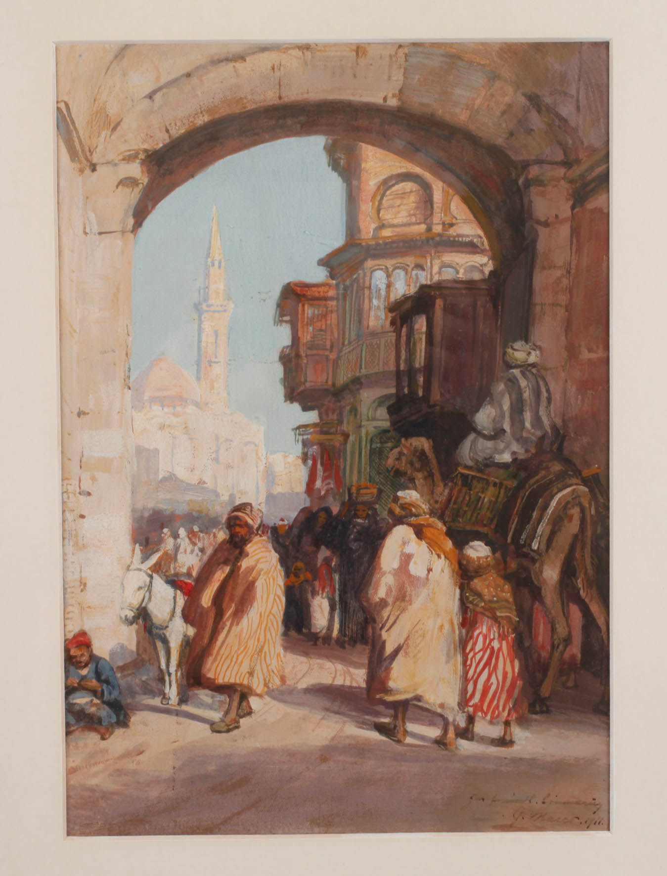 Georg Macco, Orientalische Straßenszene in Kairo