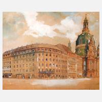Rudolf Lipus, Ansicht Dresden mit Frauenkirche111