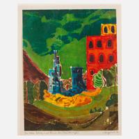 Christian Aigrinner, ”Die rote Burg und Ruine der Blaublütigen”111