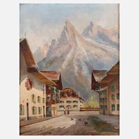 Franz Absmeier, ”Mittenwald – Blick auf Karwendel-Gebirge”111