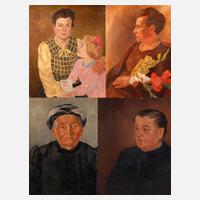 Otto Goller, Vier Portraits111