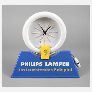 Werbeuhr Philips