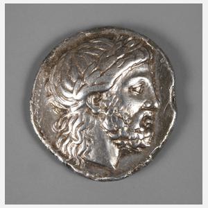 Griechische Silbermünze Makedonien