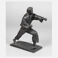 Bronze Karatekämpfer111