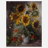 Friedrich Dietsch, Sonnenblumen mit Kapuzinerkresse111