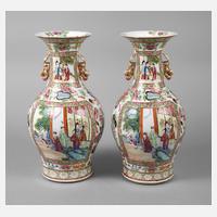 Paar Vasen Famille rose111