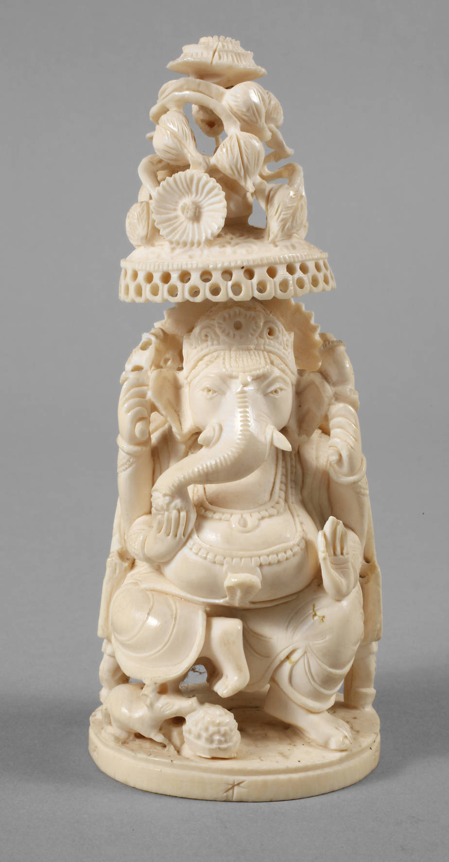 Elfenbeinschnitzerei Ganesha