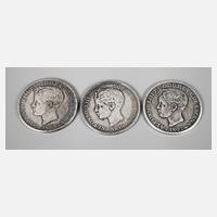Drei Münzen Spanien111