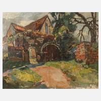 Walter Friederici, attr., ”Gutshof in Alt Leubnitz”111