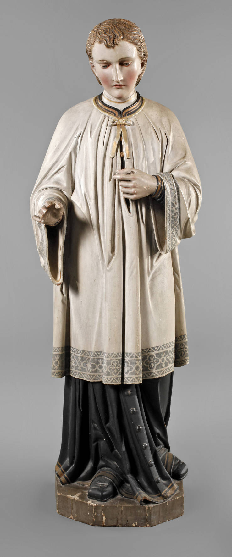 Heiligenfigur Aloisius von Gonzaga