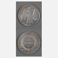 Silbermünze Französische Revolution111