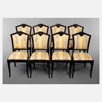 Acht Stühle Art déco111