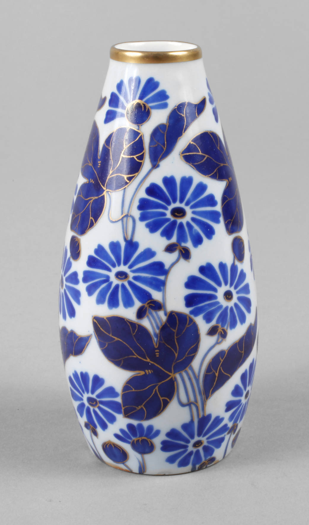 Zeh, Scherzer & Co. Vase Blaumalerei