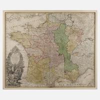 Homanns Erben, Karte Frankreich111
