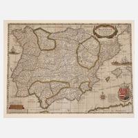 Henricus Hondius, Historische Karte Spanien111
