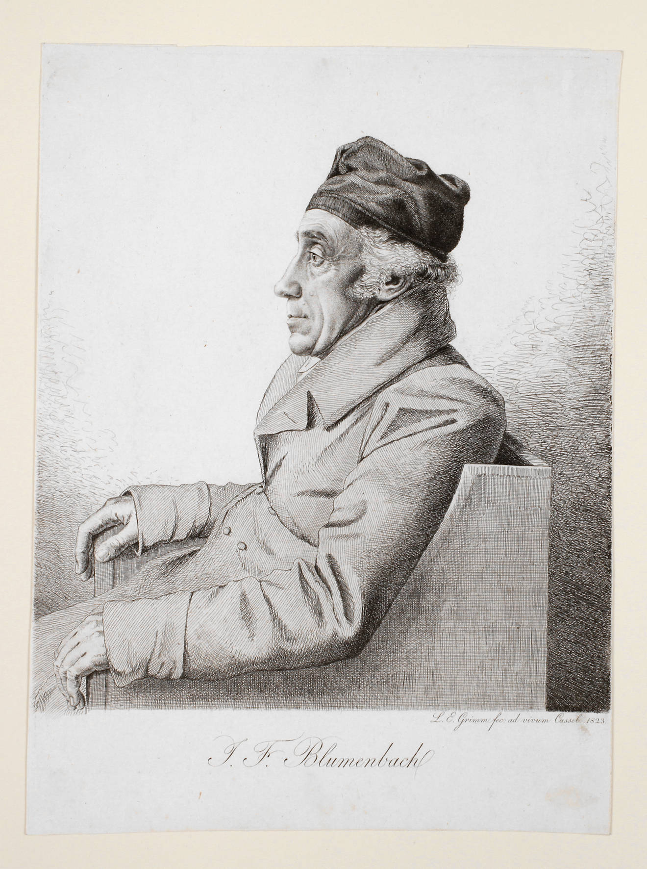 Ludwig Emil Grimm, Bildnis J. F. Blumenbach