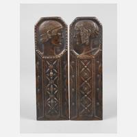 Gustav Adolf Bredow, Paar antikisierende Bronzeplaketten111