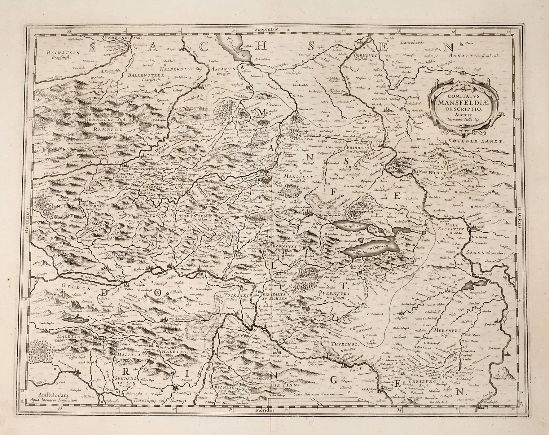 Karte Mansfelder Land