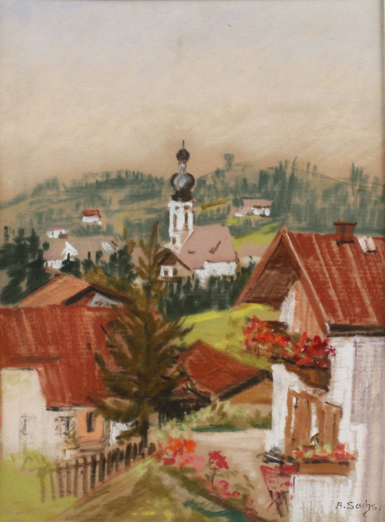 Adolf Sachs, Bayerisches Dorf