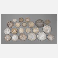 Konvolut Silbermünzen Deutschland-Österreich111