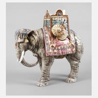 Indischer Elefant als Vase111