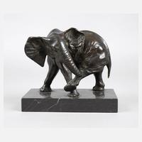 Bronze afrikanischer Elefant111