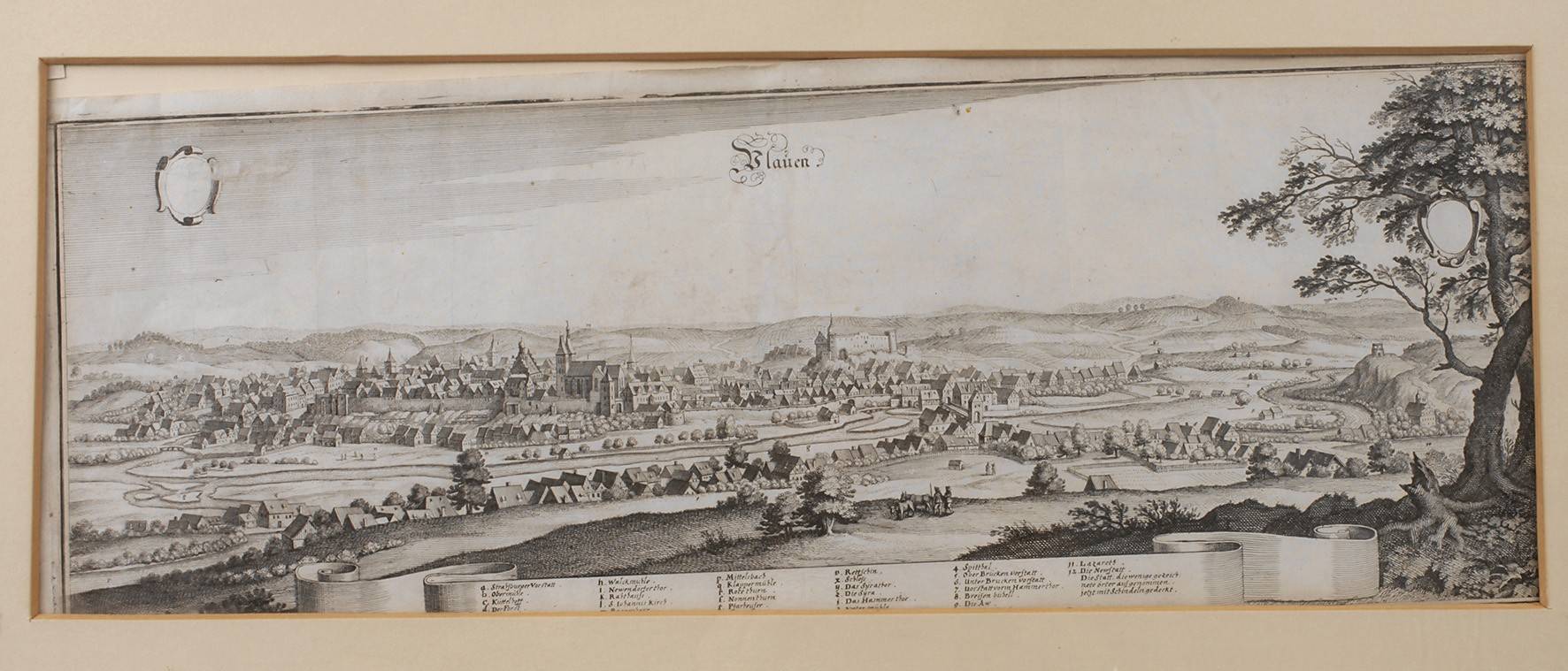 Matthäus Merian der Ältere, Ansicht Plauen um 1650