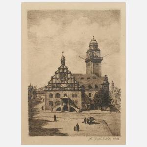 M. Buchholz, Das Alte Rathaus in Plauen