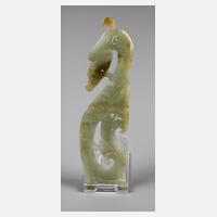 Jade ”Pai”, C-Drachen Einleger einer Gürtelschließe111