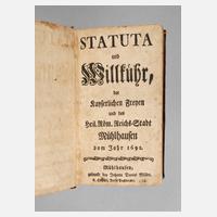 Statuten der Stadt Mühlhausen 1788111