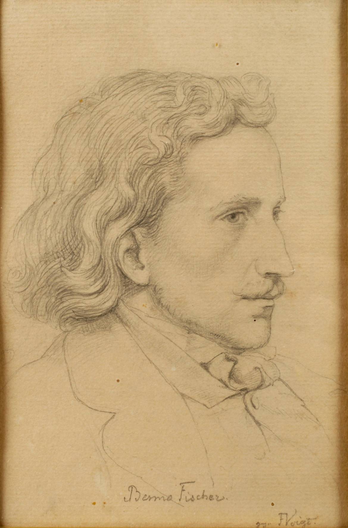 Johann Friedrich Voigt, attr., Portrait Benno Fischer