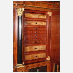 Zylinderbüro Mahagoni