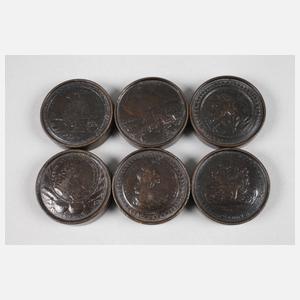 Satz Brettsteine frühes 18. Jh.