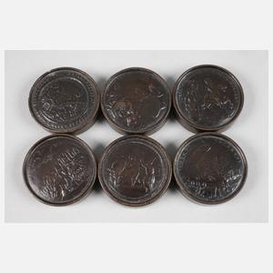 Satz Brettsteine frühes 18. Jh.