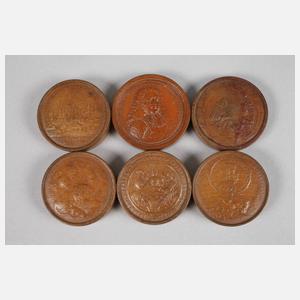 Satz Brettsteine frühes 18. Jh.