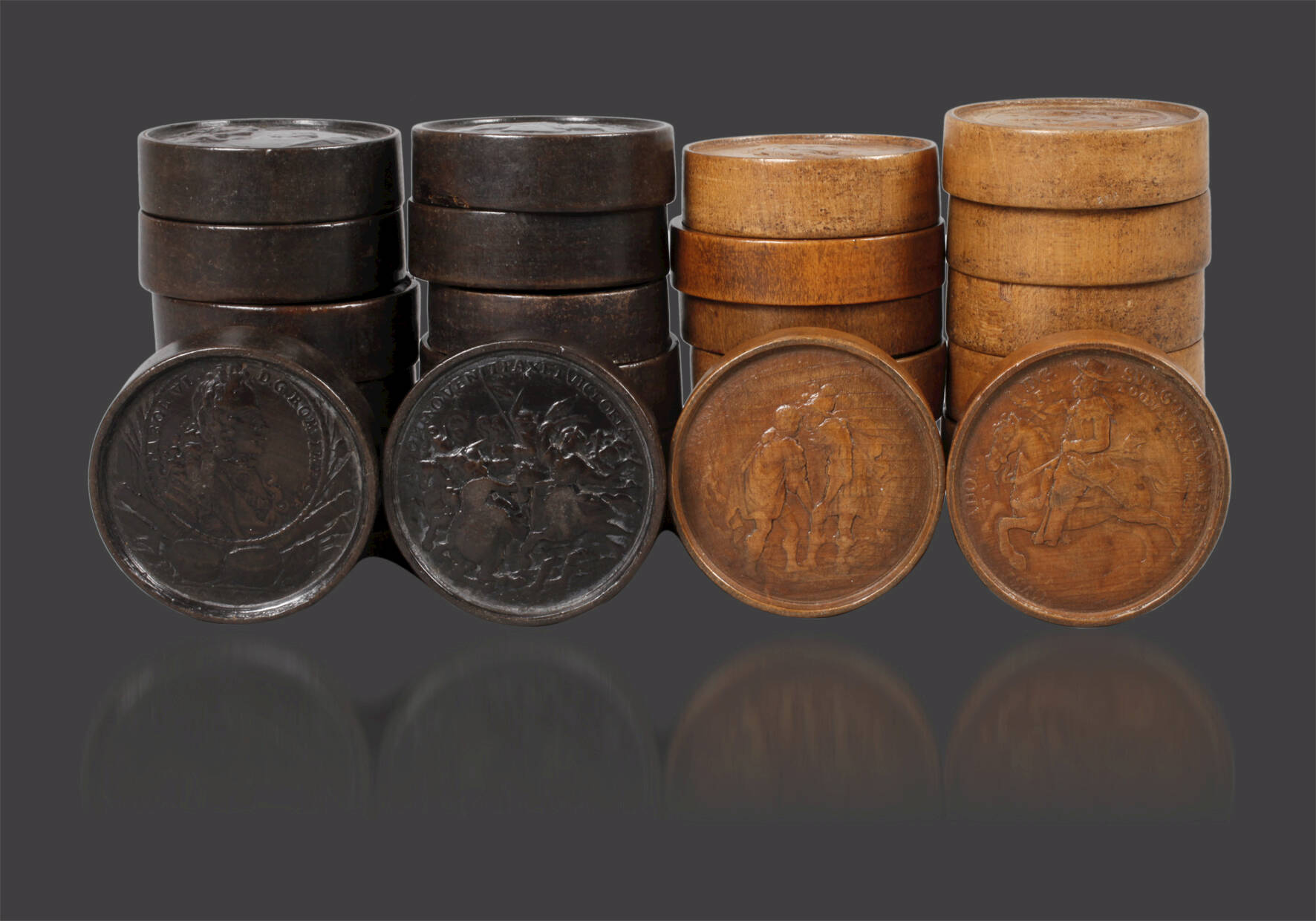 Satz Brettsteine frühes 18. Jh.